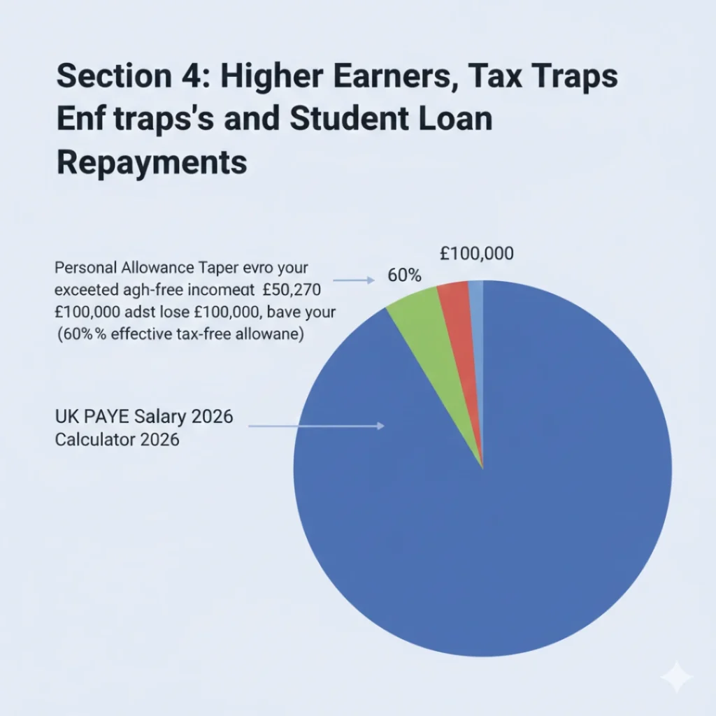 60 percent tax trap UK 2026 illustration