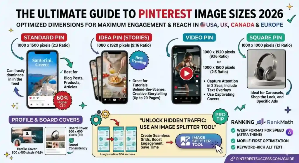 Pinterest Image Sizes 2026